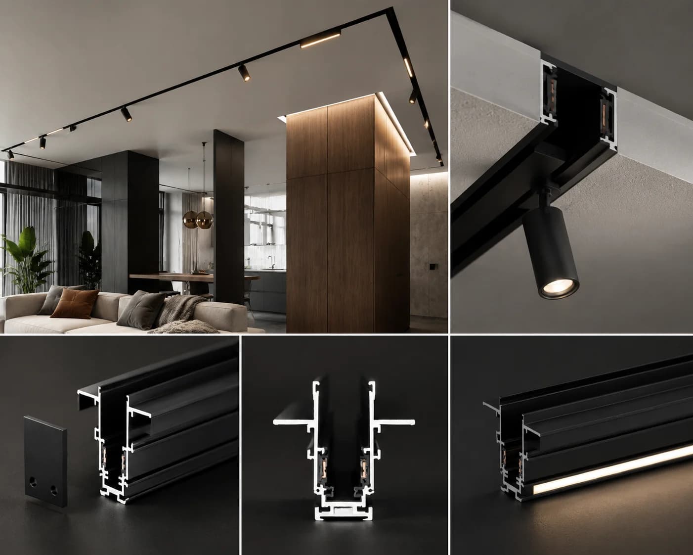 2.0 Recessed Magnetic Track