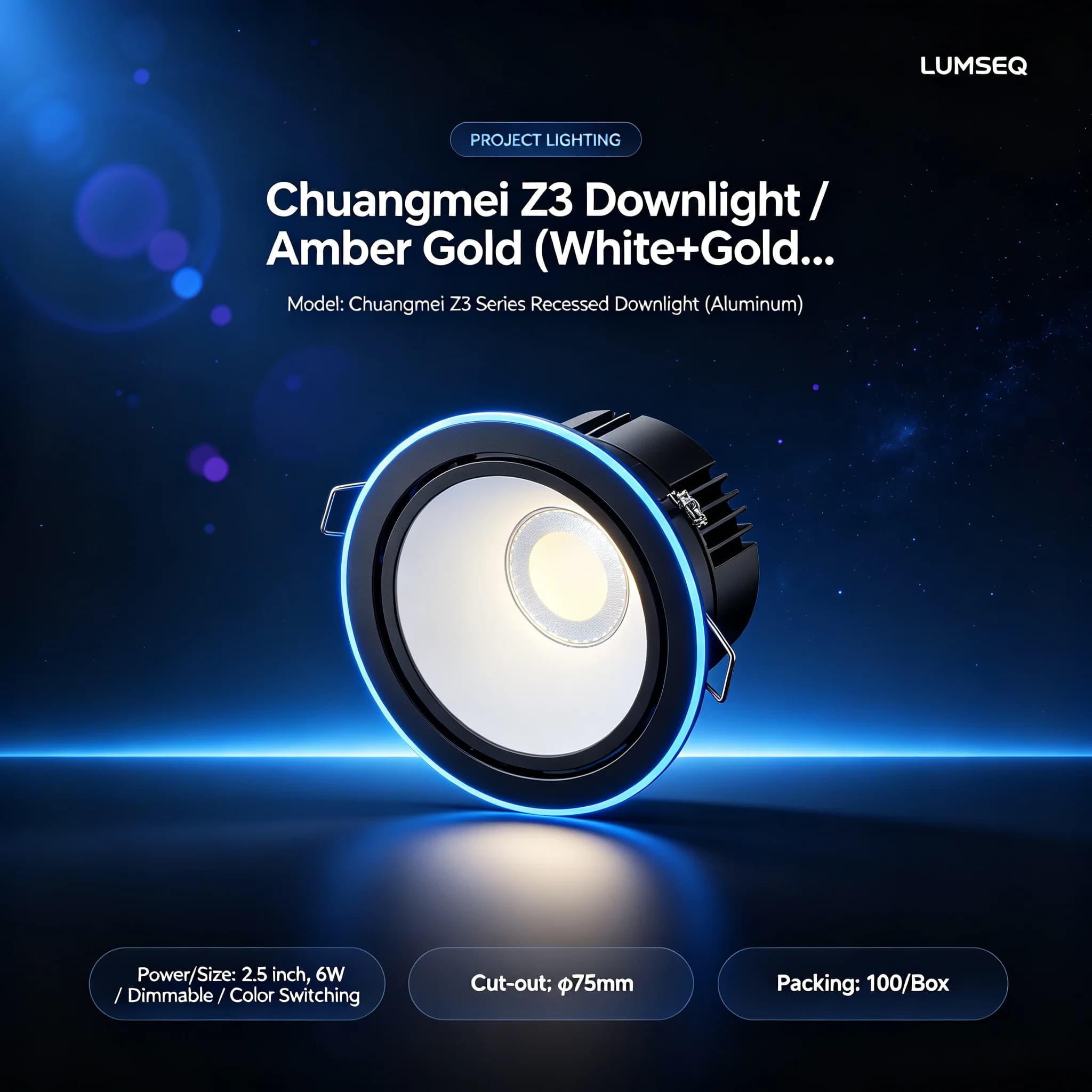 Chuangmei Z3 Recessed Downlight 6W, product code LS0189