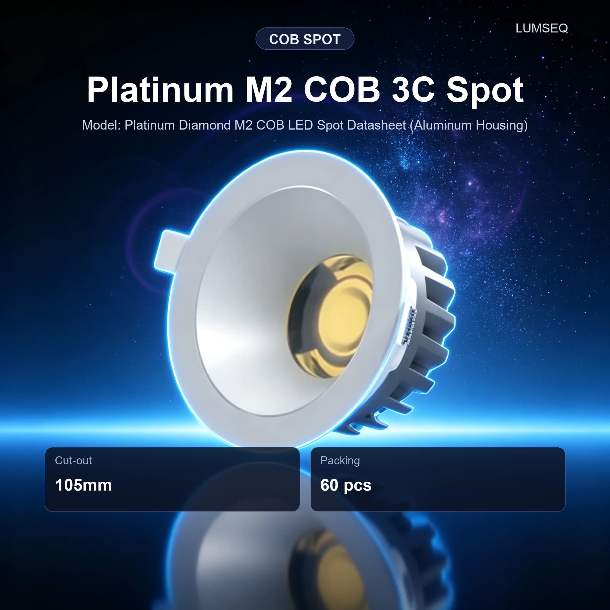 Platinum M2 COB 3C Spot, product code LS0220