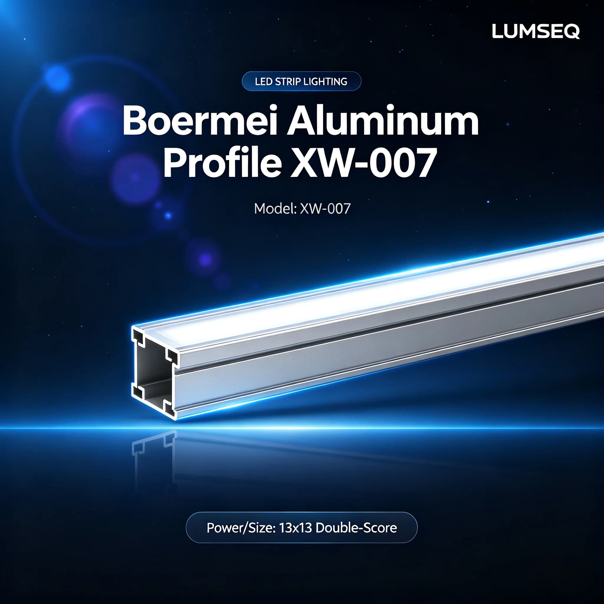 Boermei Recessed Aluminum Profile XW-007, product code LS0396