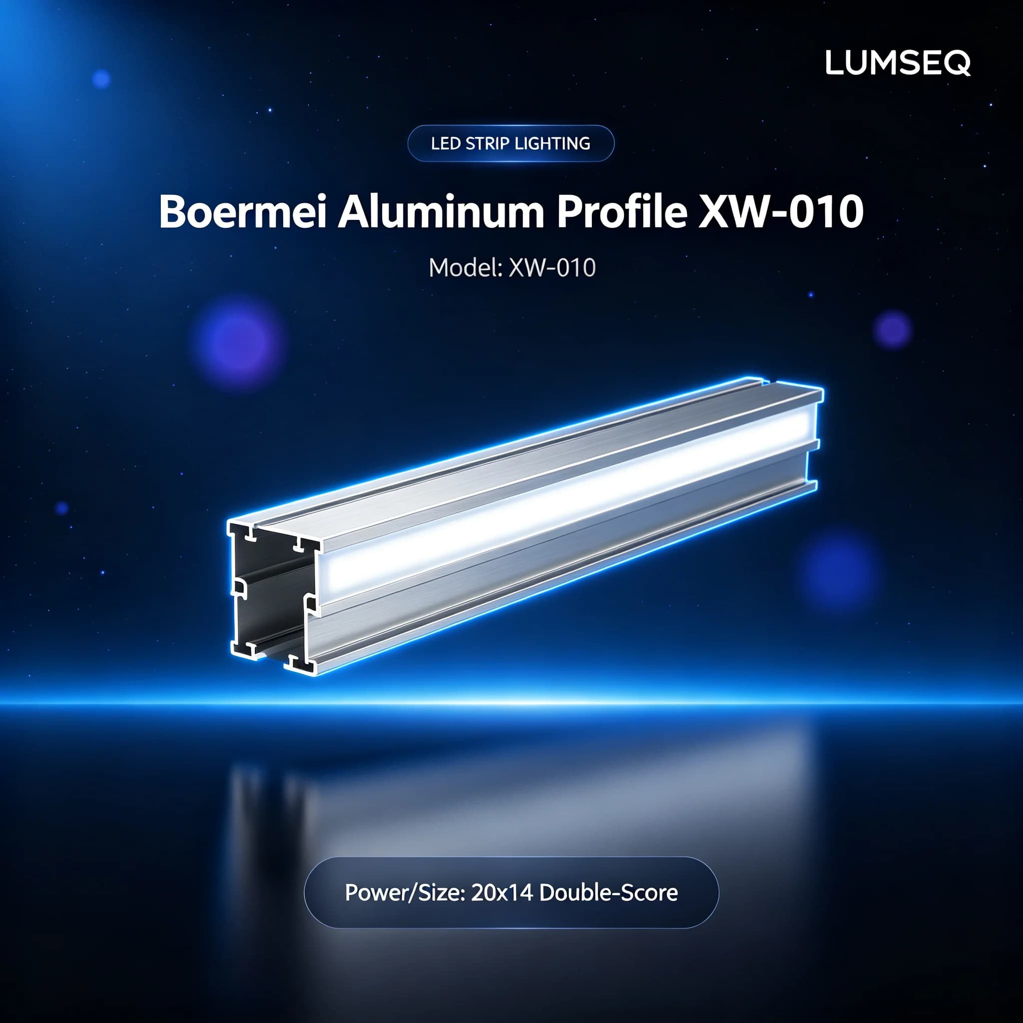 Boermei Recessed Aluminum Profile XW-010, product code LS0404