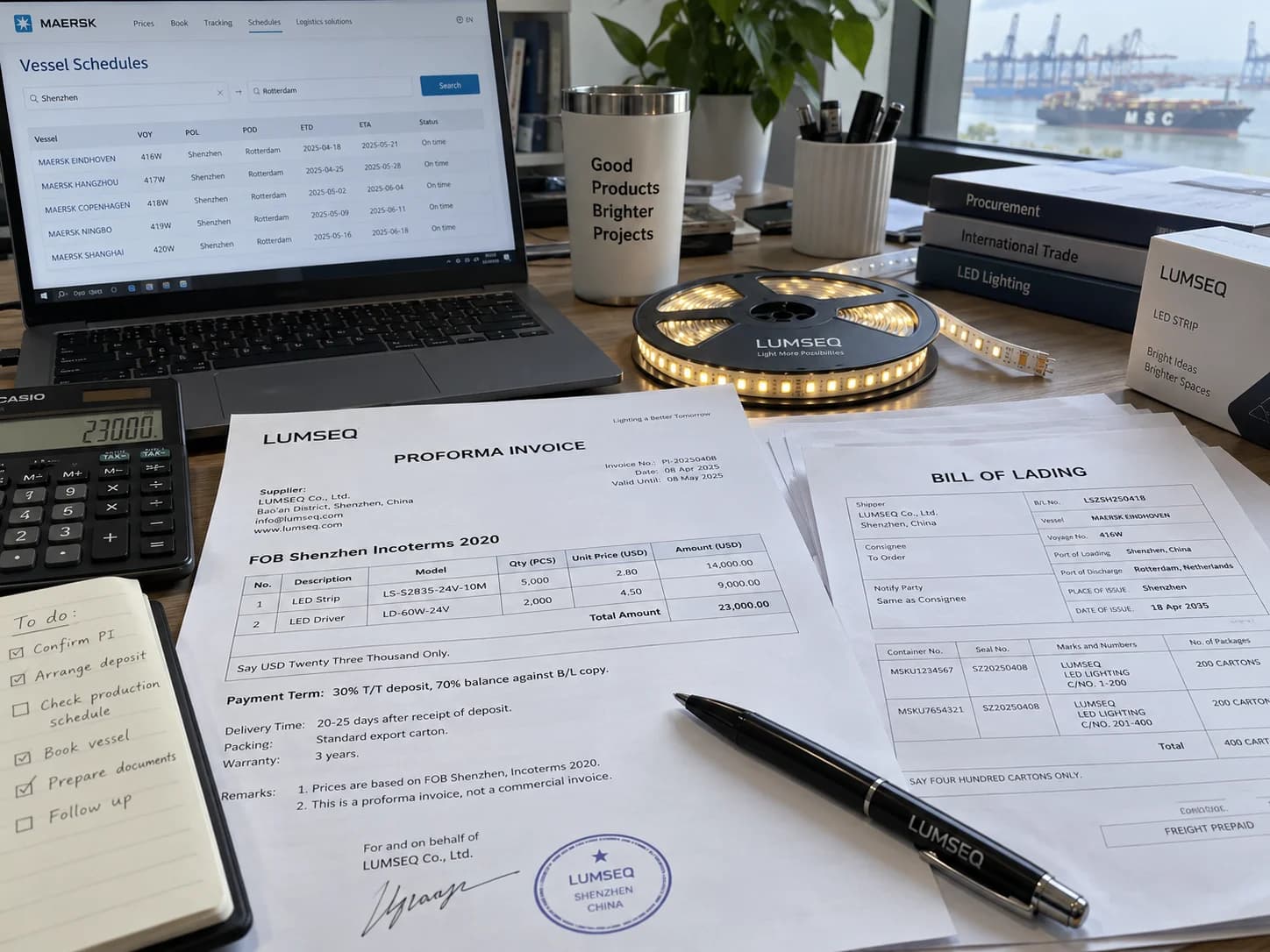 LED Lighting Payment Terms and Incoterms: What T/T, FOB, CIF and DDP Actually Mean for an Importer